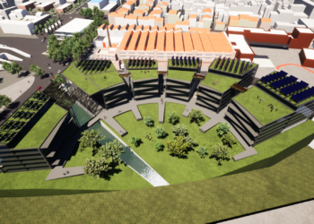 Theodora intègre le ruisseau des Aygalades et mise sur de grands espaces verts connectés pour permettre le travail en extérieur (Crédit LVEG)