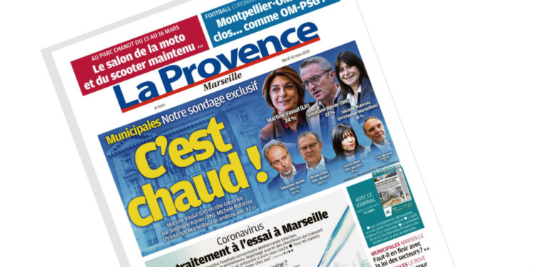 Le sondage Ifop-Fiducial sur Marseille est diffusé dans La Provence ce mardi 10 mars.
