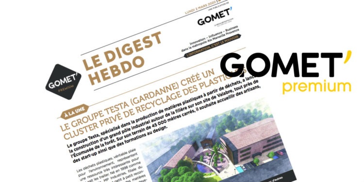 Le Digest Hebdo n°132 : le projet du groupe Testa (Gardanne) à la une