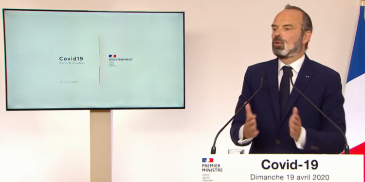 Le premier ministre le 19 avril 2020