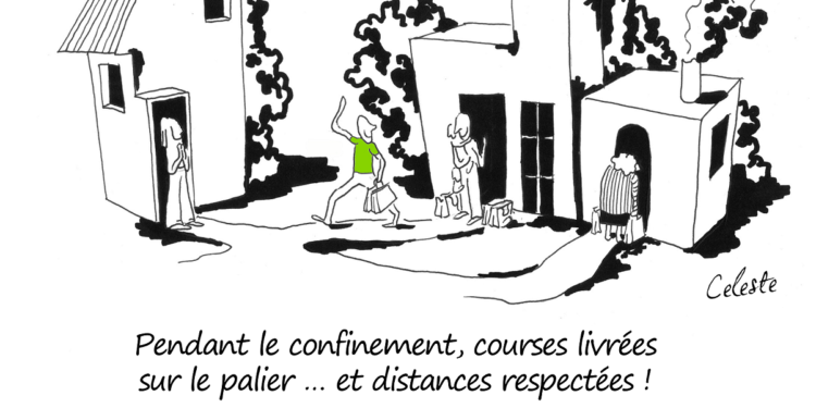 Ouikan profite du confinement (Illustration : Celeste)