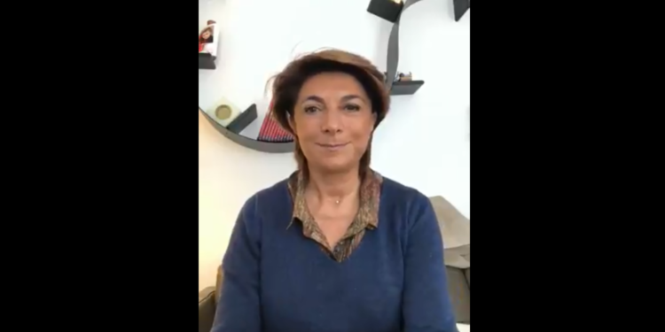 Martine Vassal dans une vidéo diffusée le 19 avril sur les réseaux sociaux (crédit : DR).