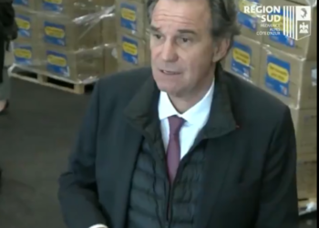 Face au coronavirus, Renaud Muselier distribue des masques