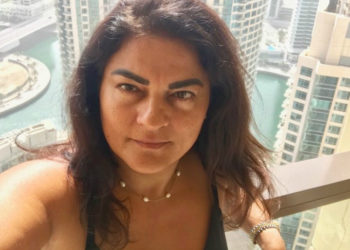 Peggy Sfeir à Dubaï (Crédit DR)