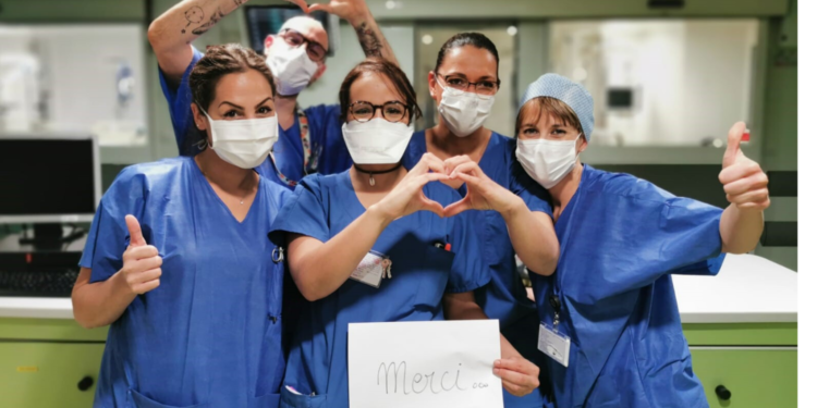 Covid-19 : première baisse du nombre d’hospitalisations dans la région