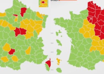 Covid-19 : le ministère de la Santé dévoile les cartes par département