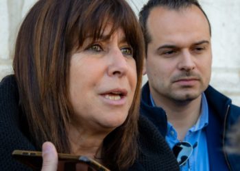 Michèle Rubirola, tête de file du Printemps Marseillais, en mars dernier (crédit : JYDelattre)