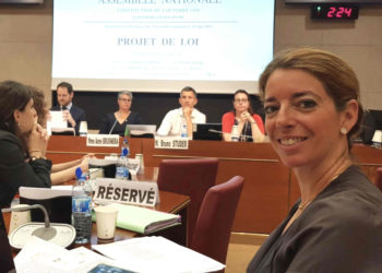 La députée LREM Cathy Racon-Bouzon (Crédit : capture Twitter @RaconCathy)