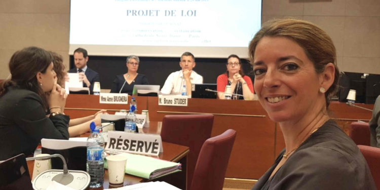 La députée LREM Cathy Racon-Bouzon (Crédit : capture Twitter @RaconCathy)