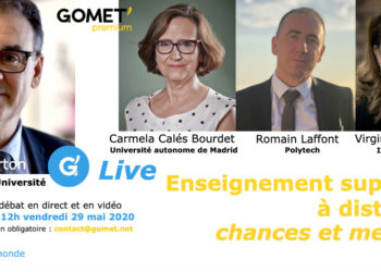 Le nouveau grand débat organisé par la rédaction de Gomet' est consacré au développement de l'enseignement supérieur à distance.