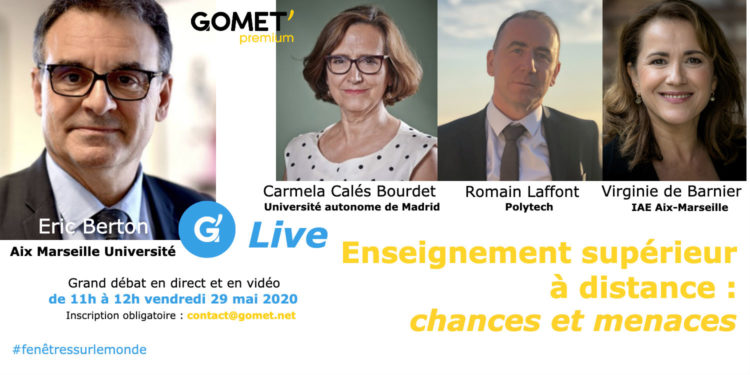 Le nouveau grand débat organisé par la rédaction de Gomet' est consacré au développement de l'enseignement supérieur à distance.