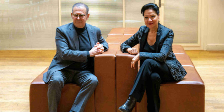 Bruno Gilles et Lisette Narducci mardi 14 janvier 2020 (Photo JY Delattre/Gomet')