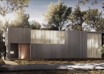 La halle Cirene, un nouveau centre de recherche sur les nanomatériaux à l'Arbois (Crédit Citta Architectes)