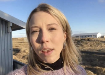 Katrin Timonen en Islande.