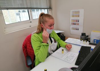 L'équipe de Technicoflor s'est rapidemment adaptée aux nouvelles conditions sanitaires de travail (Crédit DR)