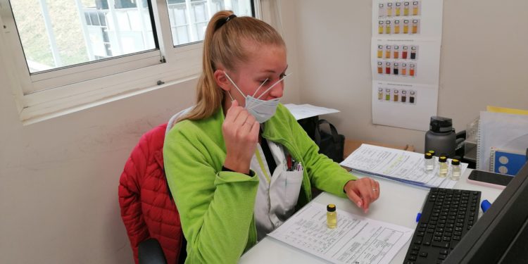 L'équipe de Technicoflor s'est rapidemment adaptée aux nouvelles conditions sanitaires de travail (Crédit DR)