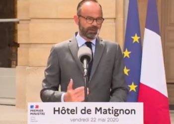 Le Premier ministre Edouard Philippe vendredi 22 mai (Crédit : DR)