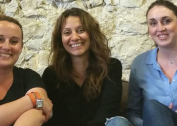 De gauche à droite : Morwenna Héré Le Denn, Johanna Mistretta et Caroline Giry de l'agence Velours Menthe (Crédit DR)