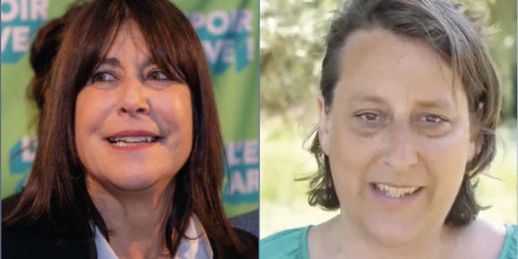 Michèle Rubirola (à gauche) et Olivia Fortin ont remporté les 4ème et 5ème secteurs pour le Printemps Marseillais (Crédit DR)