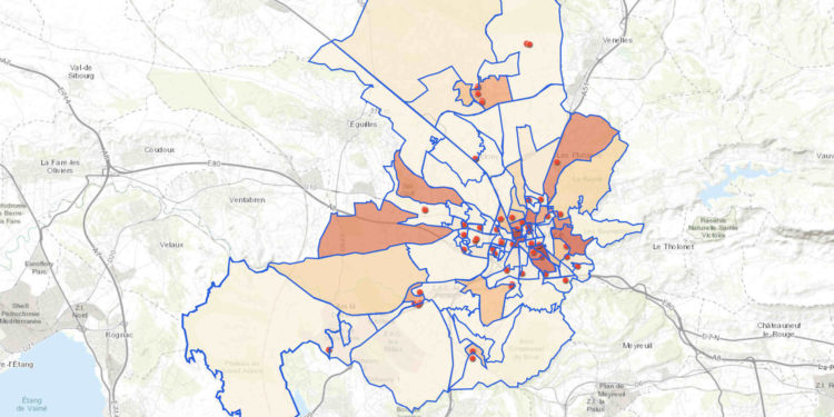 Suivez le taux de participation bureau par bureau à Aix sur la cartographie réalisée par la Ville d'Aix.
