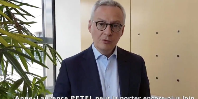 Bruno Le Maire, ministre de l'Economie (Capture : @al_petel)