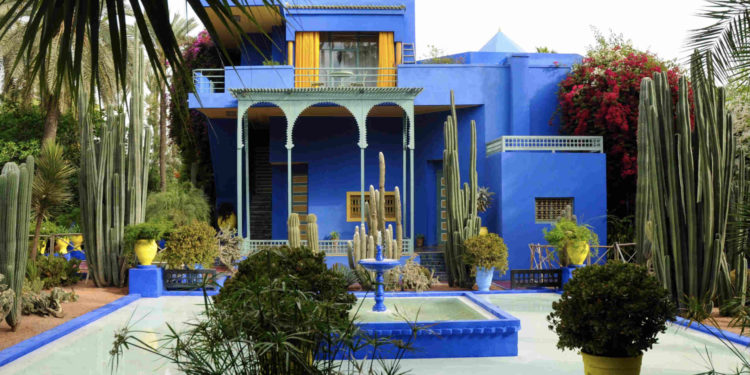Le Jardin Majorelle à Marrakech désormais lié au Mucem de Marseille (Crédit DR).