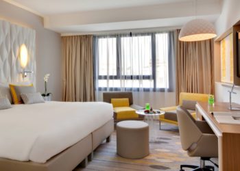 L'hôtel Renaissance, du groupe Marriott est situé sur l'esplanade Mozart. (Marriott)