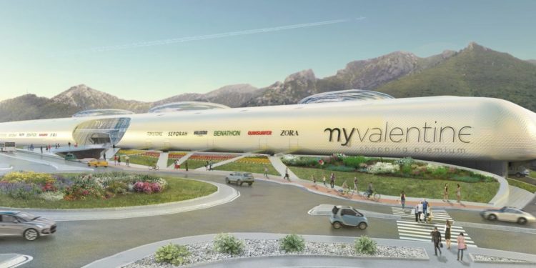 Le groupe Frey propose de créer un nouveau centre commercial de 30 000 mètres carrés avec 64 boutiques à deux pas des grandes surfaces de La Valentine (Crédit Silvio d’Ascia architecture)