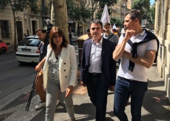 Le maire de Grenoble, Eric Piolle, à Marseille pour soutenir Michèle Rubirola