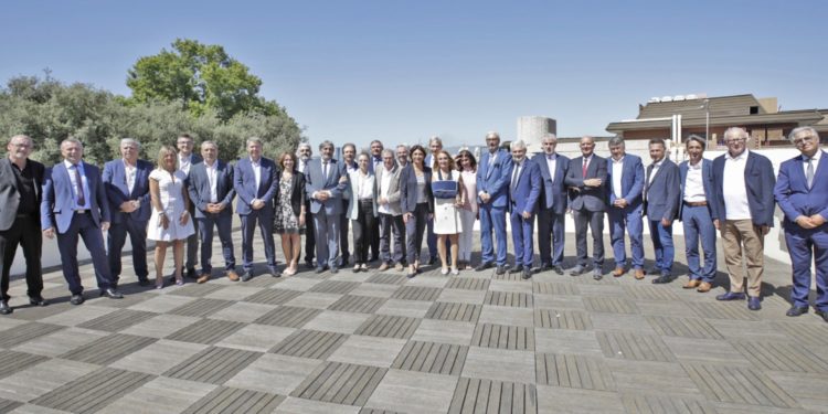 Le nouveau bureau de la Métropole Aix MArseille Provence élu jeudi 9 juillet 2020 (Crédit MAMP).