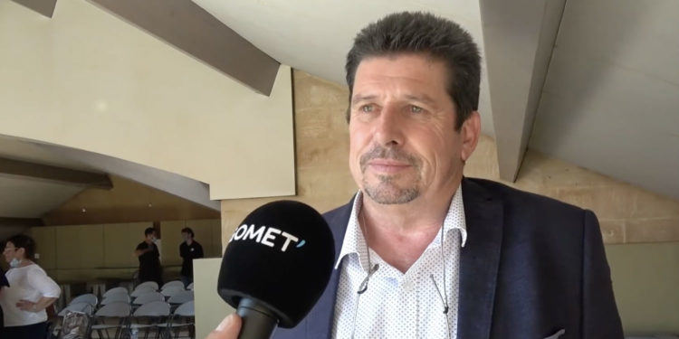 Joël Canicave, l'adjoint aux finances de la Ville de Marseille (Crédit JRG).