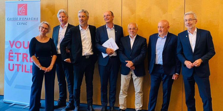 Le directoire de la Caisse d'épargne Cepac (Crédit DR).