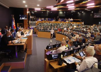 La premlière partie du conseil métropolitain de vendredi 31 juillet a été consacré à l'examen des comptes administratifs 2019 (Crédit AMP Twitter)
