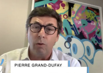 Pierre Grand-Dufay lors du Grand débat de Gomet' le 16 juillet 2020.