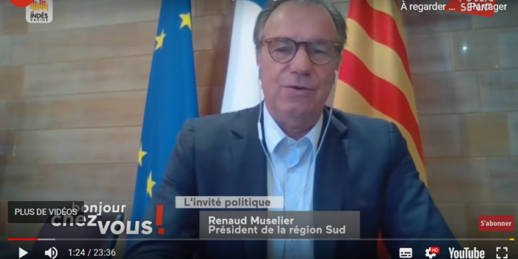 Renaud Muselier, invité de Public Sénat lundi 6 juillet.