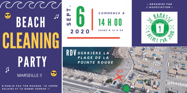 L'association 1 Déchet Par Jour vous invite à venir nettoyer les plages dimanche 6 septembre à 14h.