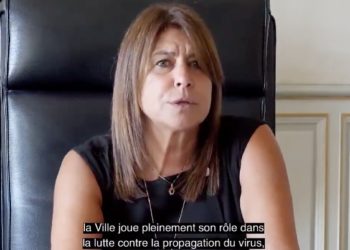 Michèle Rubirola s'adresse aux Marseillais dan sune déclaration vidéo vendredi 21 août 2020 (Crédit Ville de Marseille).