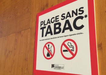 Plage sans tabac au Prado à Marseille (Crédit Gomet'/JFE)