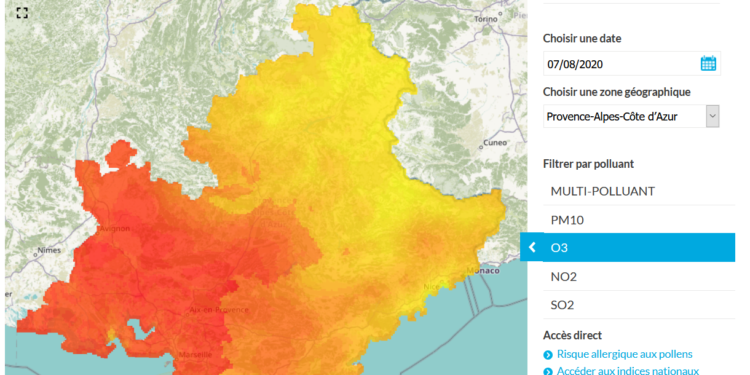 3e alerte à la pollution de l’air par l’ozone dans les Bouches-du-Rhône