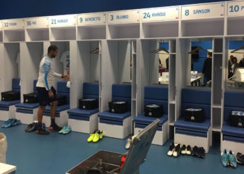 Le vestiaire de l'OM risque de se dépeupler à cause du Covid-19 (Crédit archives Gomet'/JFE)