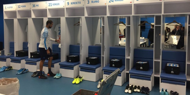 Le vestiaire de l'OM risque de se dépeupler à cause du Covid-19 (Crédit archives Gomet'/JFE)