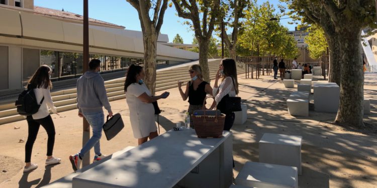Le campus de la faculté de droit à Aix Marseille Provence (Crédit Gomet').