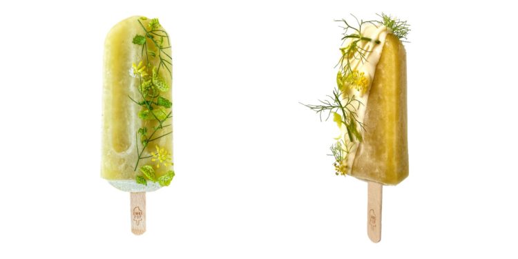 La glace Vert Calanque d'Emkipop by Passedat. Bien placée pour devenir un hit ! (Crédit DR)