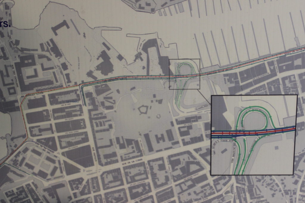 Version 1 du projet de piste cyclable