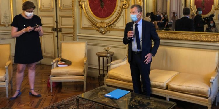 Le préfet Christophe Mirmand lors de son premier point presse fin août à Marseille (Crédit Gomet'/JFE).