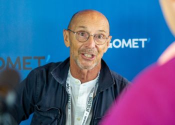 Patrick Siri, président de P. Factory sur le plateau de Gomet'