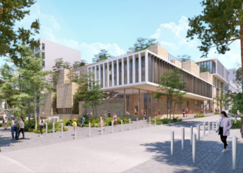 Le groupe scolaire des Fabriques imaginé par les équipes d'Euroméditerranée (Crédit DR)