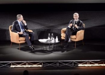 Nicolas Sarkozy était l'invité d'honneur de l'UPE 13 lors du 20e Forum des entrepreneurs. (Crédit: UPE 13)