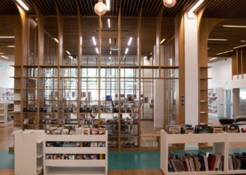 La médiathèque Salim Hatubout dans le quartier St Antoine Plan d'Aou (Crédit Ville de Marseille).