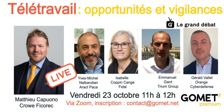 [Le Grand débat] Télétravail : opportunités et vigilances
